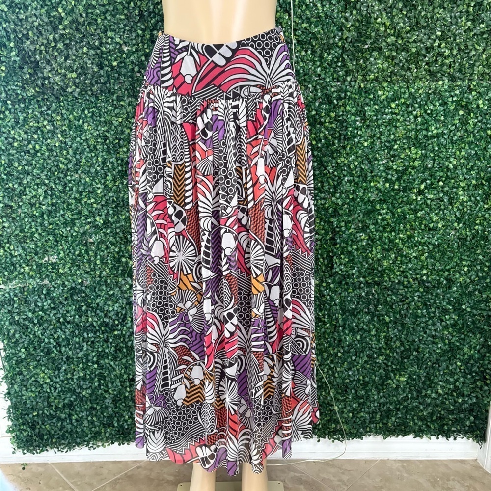Farm Rio x Anthropologie Abstract Maxi Skirt – Size XS